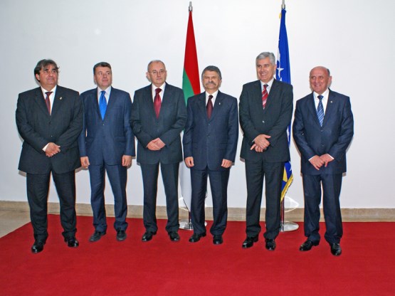 The Members of the Collegium of the House of Representatives and House of Peoples of the Parliamentary Assembly of Bosnia and Herzegovina met with the Speaker of the Hungarian National Assembly